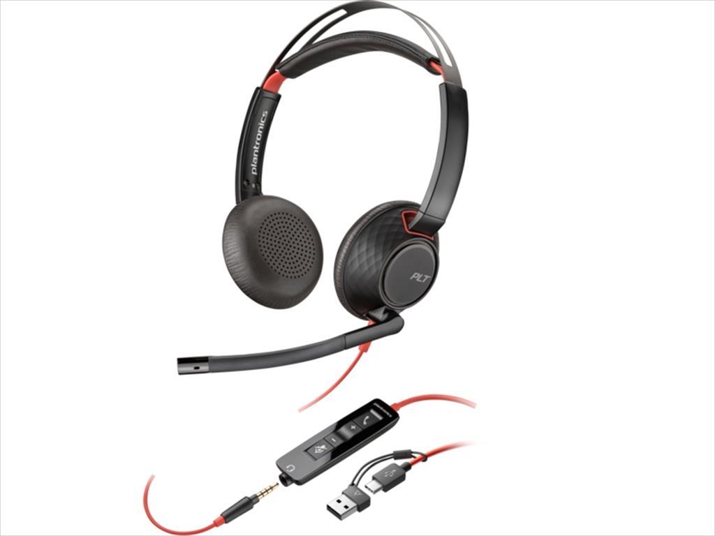 POLY 8X231A6 Poli slušalice Plantronics Blackwire C5220 sa mikrofonom USB Type-C 1X3.5Mm / USB-C/A adapter