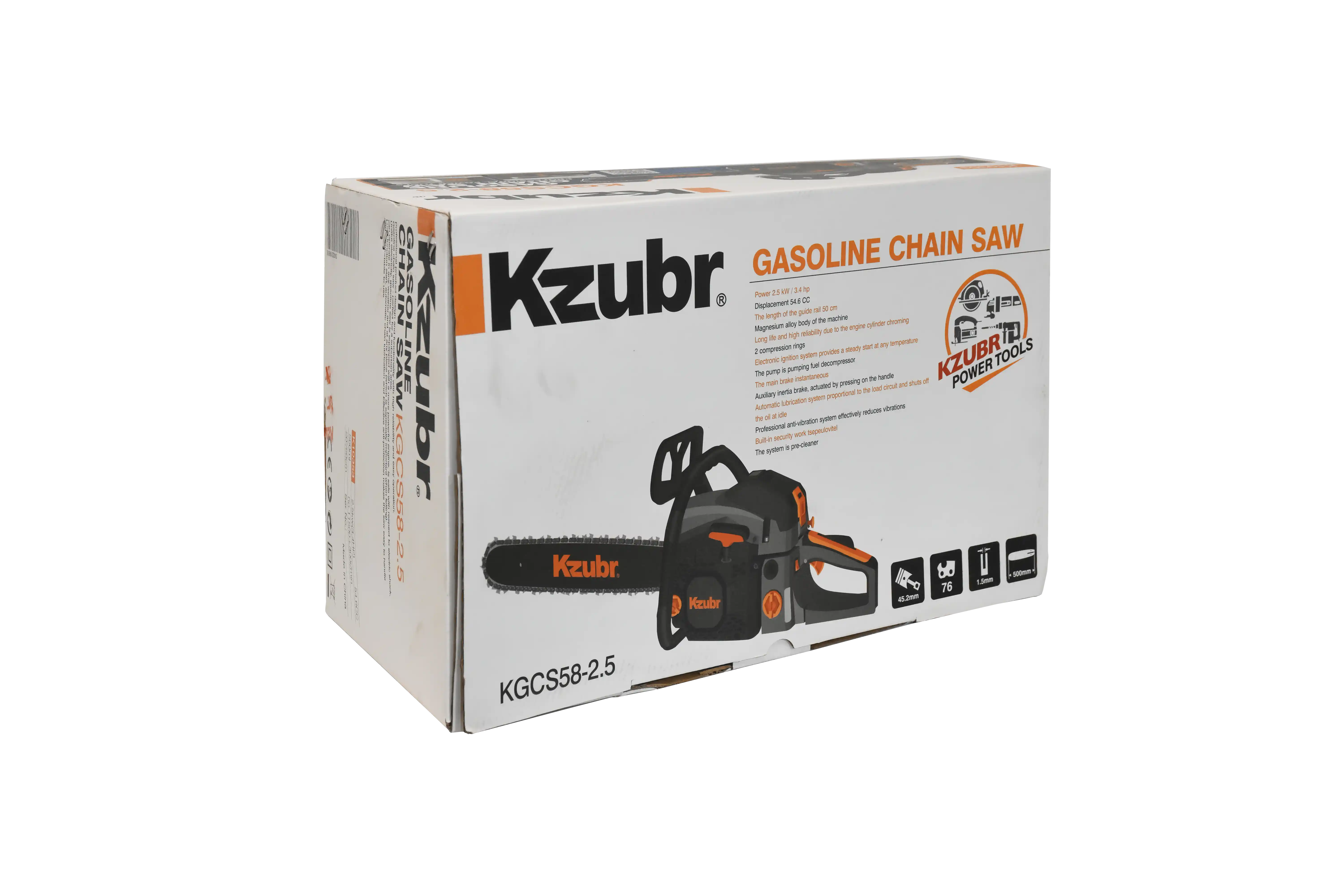 Kzubr KGCS-58-2.2 Benzinska motorna testera 2.2kW