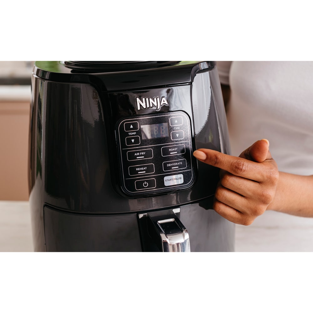 Ninja AF100EU Air Fryer Single Basket 3.8L 1550W, Siva