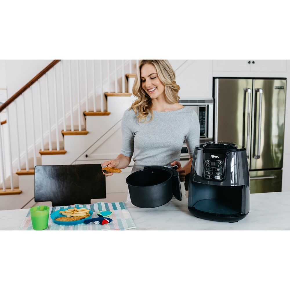 Ninja AF100EU Air Fryer Single Basket 3.8L 1550W, Siva