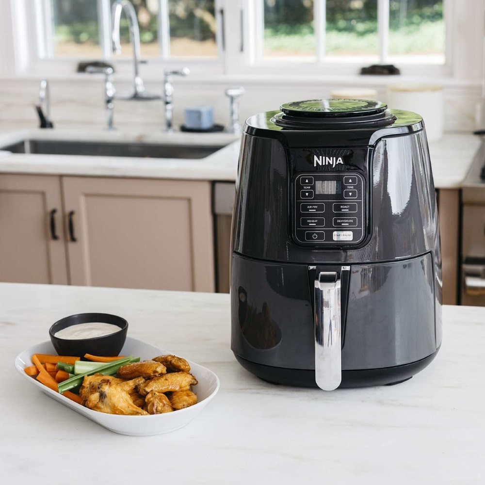 Ninja AF100EU Air Fryer Single Basket 3.8L 1550W, Siva