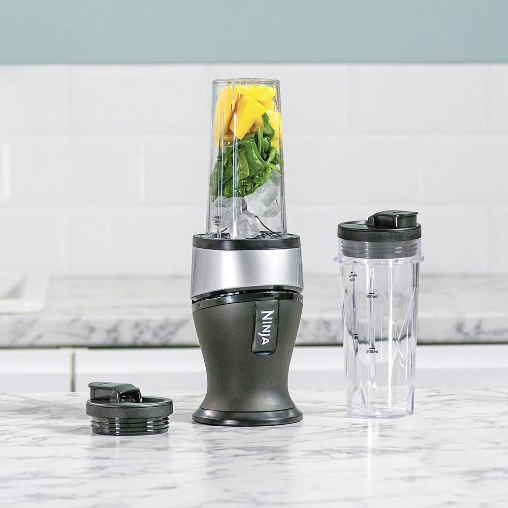Ninja QB3001EUS Blender Foodie Nutri Smoothie Maker 700W, Crna