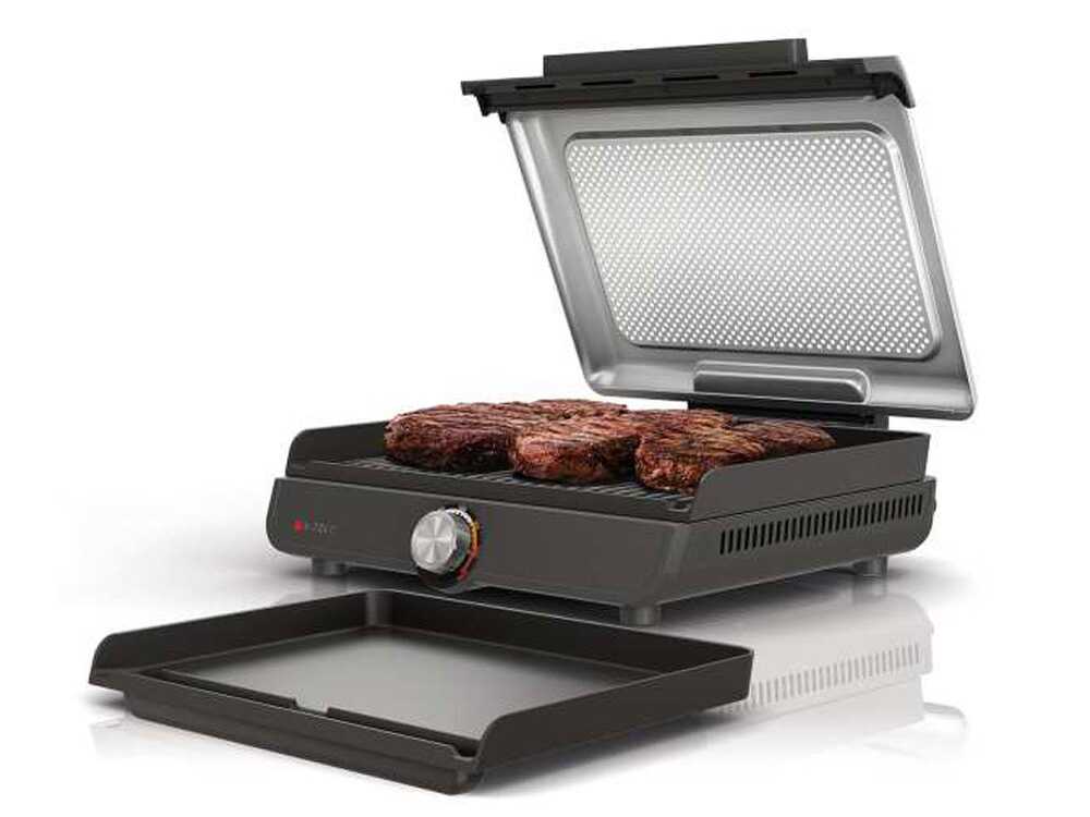 Ninja GR101EU Gril Sizzle 1450W 28 x 37cm, Crna