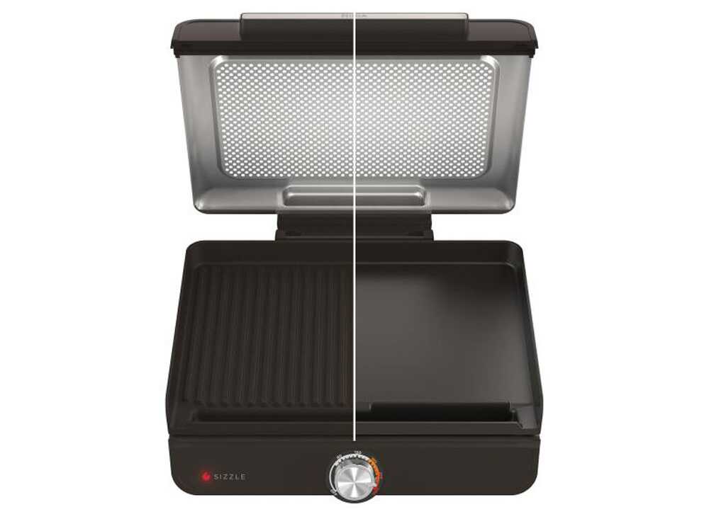Ninja GR101EU Gril Sizzle 1450W 28 x 37cm, Crna