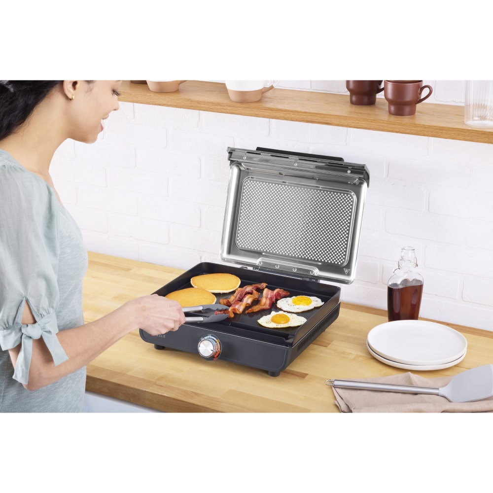 Ninja GR101EU Gril Sizzle 1450W 28 x 37cm, Crna