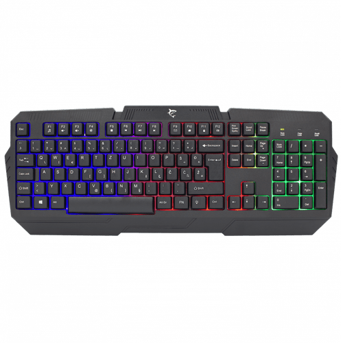 Tastatura White Shark DAKOTA Full Layout/RGB/Membranska/Crna/SR
