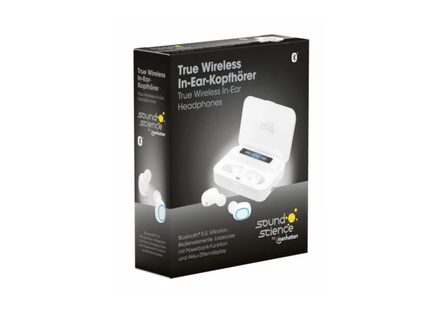 Manhattan 180399 Bluetooth slušalice 5.0, Bele