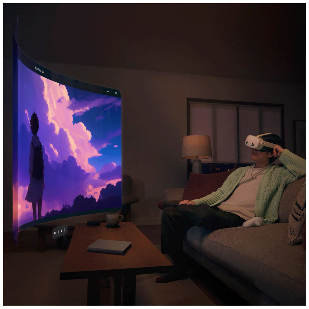 Meta Quest 3S 256 GB virtuelne naočare sve-u-jednom VR, Bele
