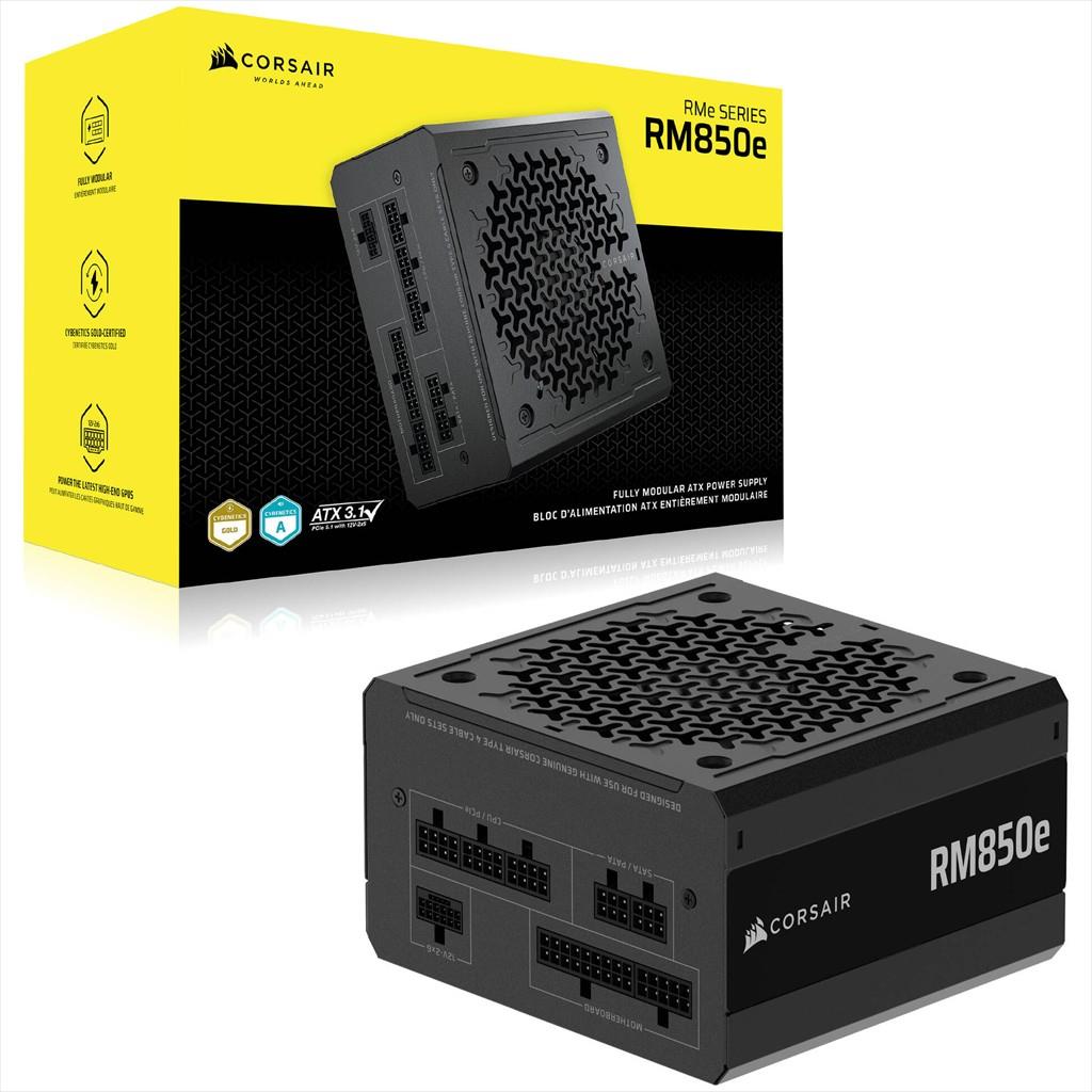 Corsair RM850E napaјanje ATX 3.1 PCIe5.1 potpuno modularno 850W 80 PLUS GOLD CP-9020296-EU, Crno
