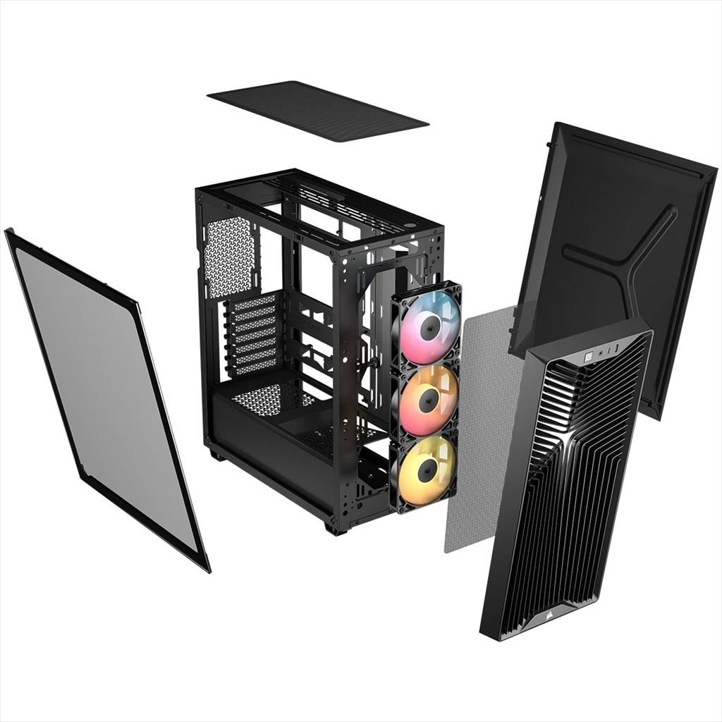 Corsair CC-9011344-WW FRAME 3200D RS Kućište, Crno