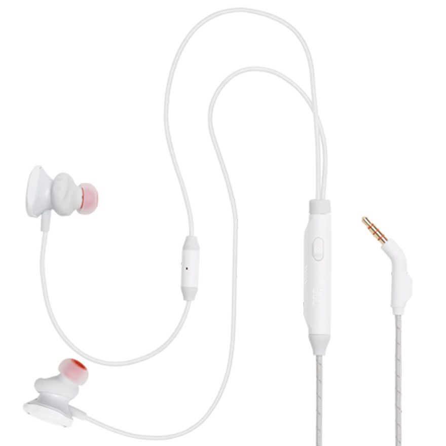 JBL Quantum 50 Gaming slušalice bubice USB-C, Bele