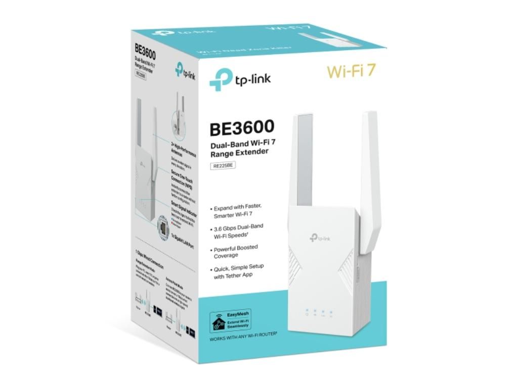TP-Link BE3600 Wi-Fi pojačivač signala Dual-Band Wi-Fi 7 Range Extender