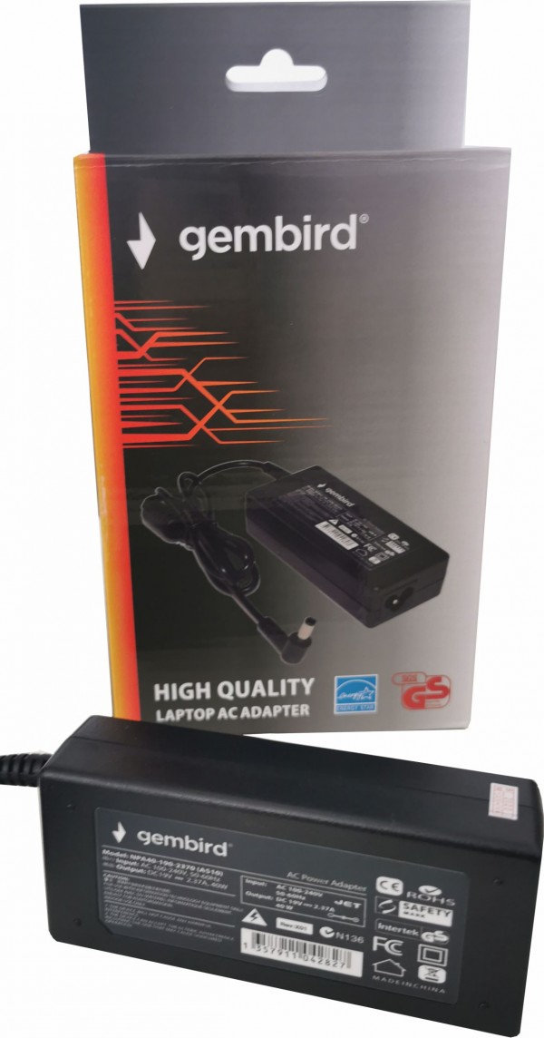 Gembird NPA90-195-4620 Punjač za laptop 90W-19.5V-4.62A 4.5x3.0mm