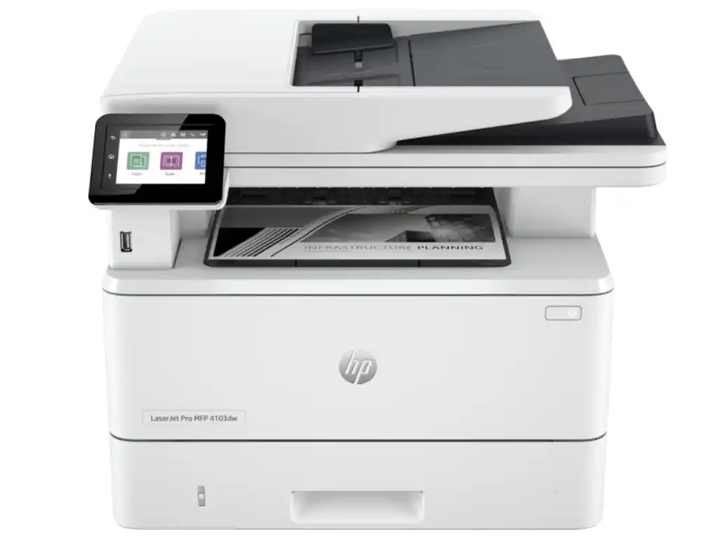 HP 2Z627A MFP laser jet pro 4103dw Štampač 1200x1200 42ppm 512MB LAN WiFi USB DADF Toner W1510, Crni