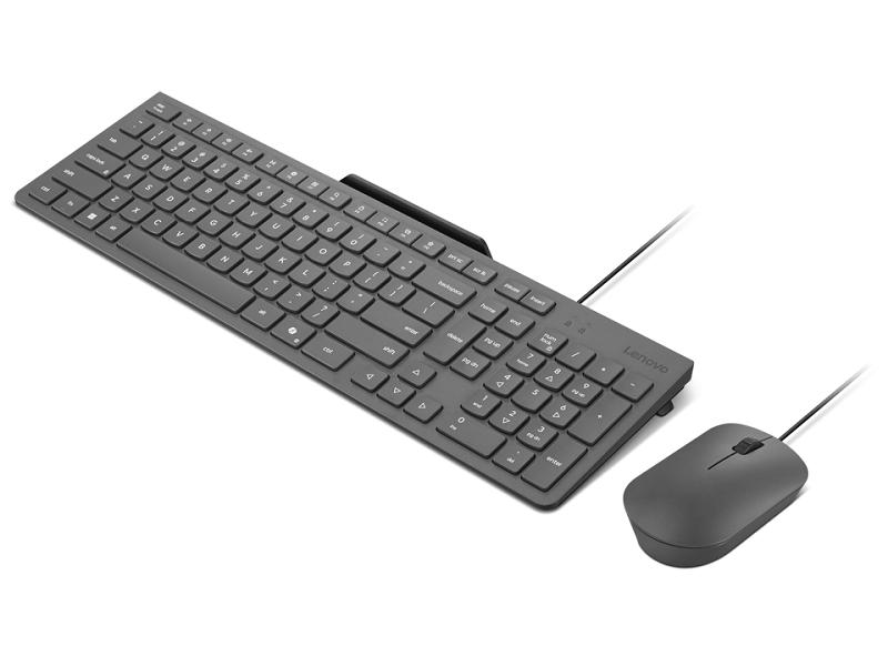 Lenovo GX31R09795 Set tastatura i miš 310 USB Žični US raspored Sivi