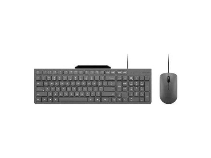Lenovo GX31R09795 Set tastatura i miš 310 USB Žični US raspored Sivi