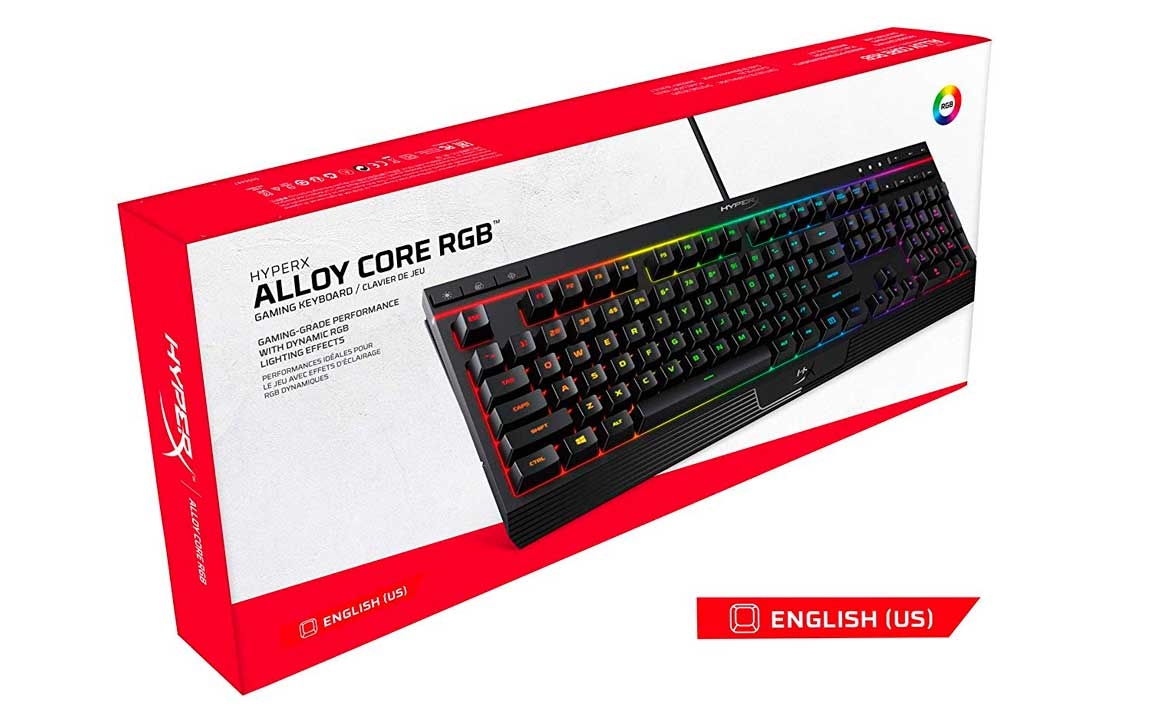 HyperX Alloy Core RGB Tastatura HyperX, Crna