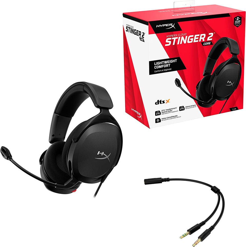 HyperX Cloud Stinger Core 2 Slušalice, Crne