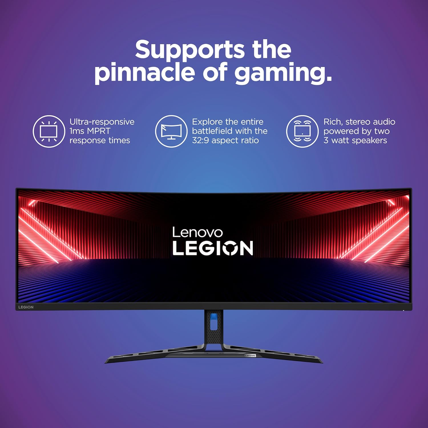 Lenovo R45w-30 Legion Gaming monitor 44.5" 5K 5120x1440 WLED VA 3000:1 (typical) 3000:1 99% sRGB 67B1GAC3EU