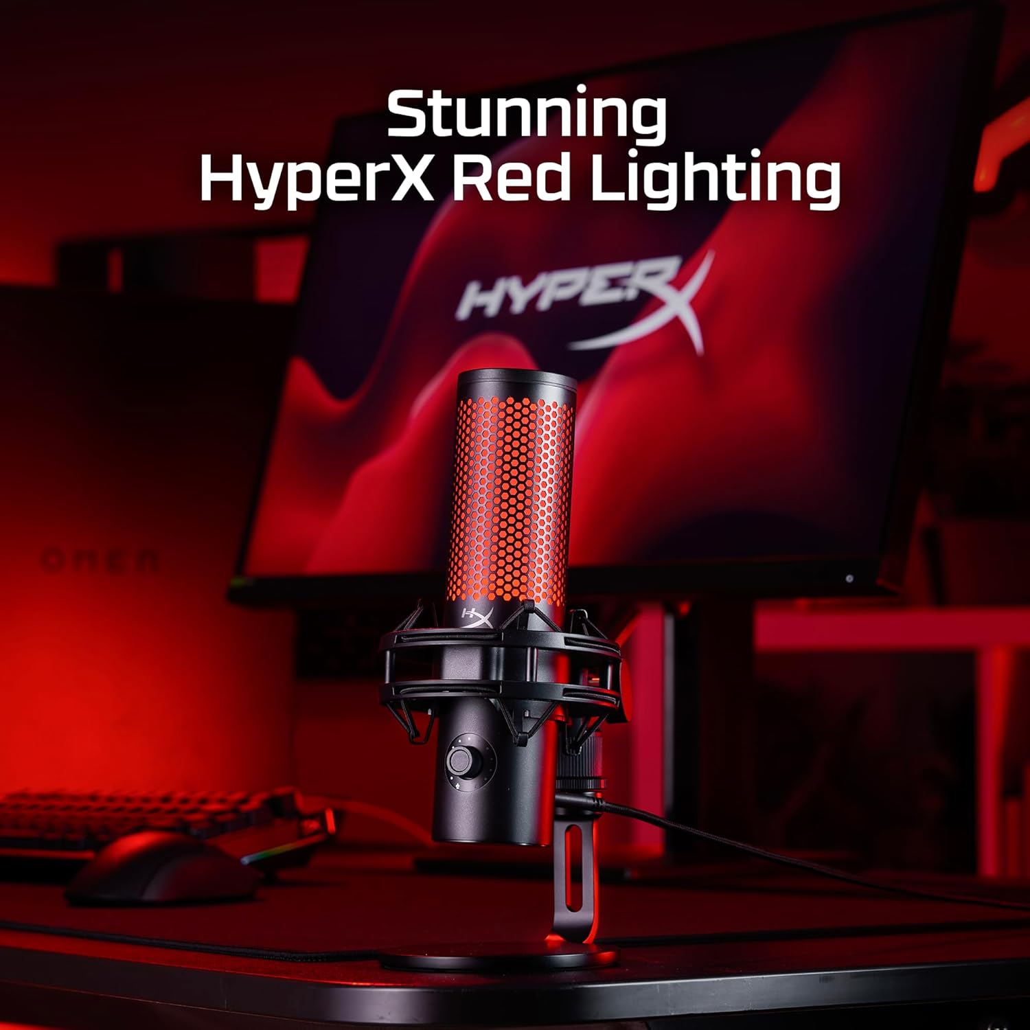 HyperX QuadCast 2 Mikrofon USB, Crni