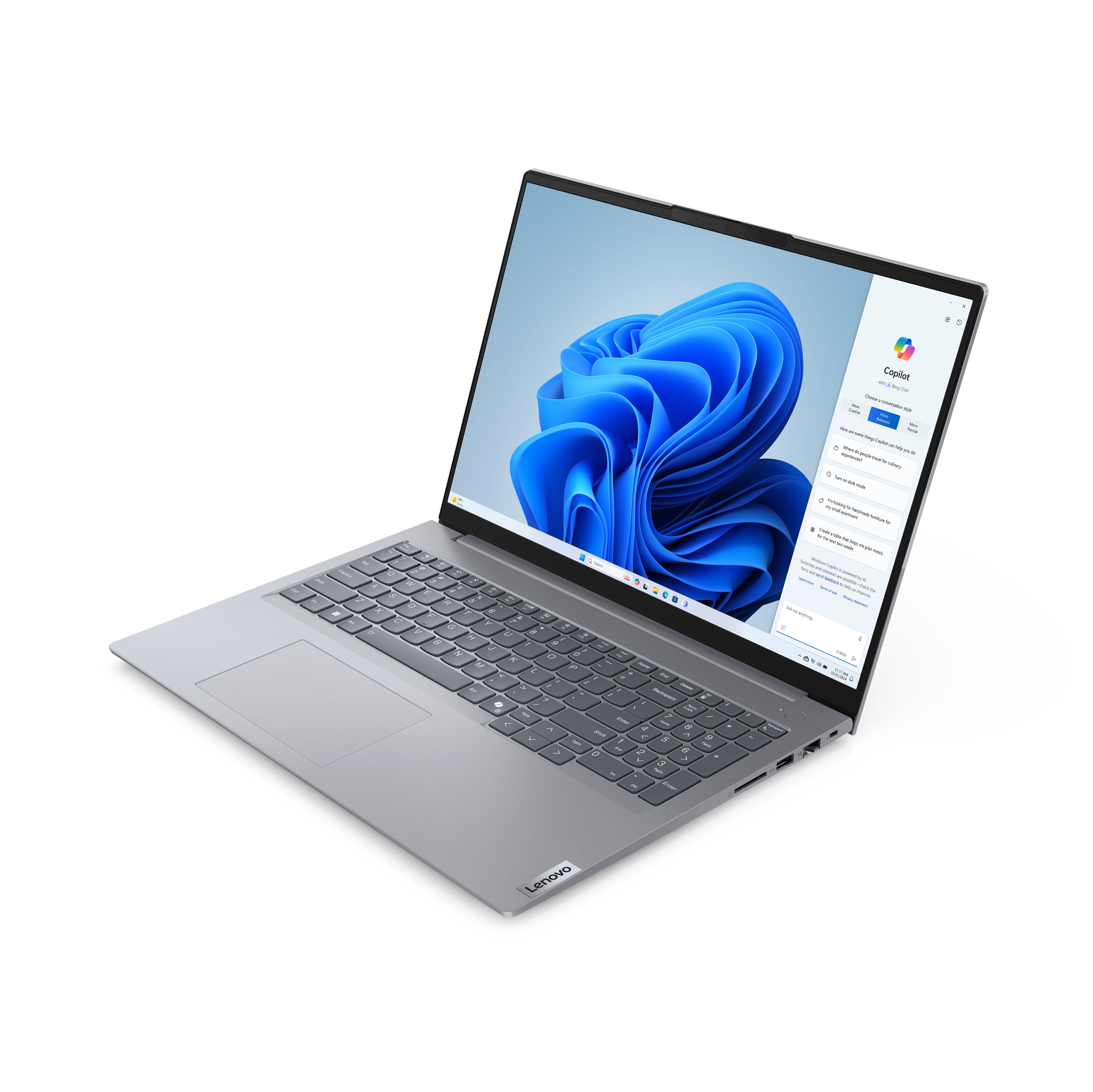 Lenovo ThinkBook 16 G7 Laptop Ryzen 7 7735HS 8C/16T 16GB DDR5 SSD 512GB PCIe 2242 16"(1920x1200) IPS300n Radeon 680M 21MW001MYA