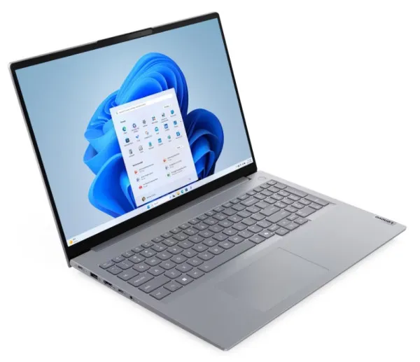 Lenovo ThinkBook 16 G9 Laptop Core5-210H 8GB M.2 512GB 16" FP BL SRB 3Y 21US000KYA, Sivi