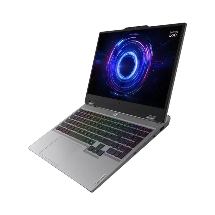 Lenovo LOQ 15IRX10 Gaming laptop 15.6" FHD 144Hz i7-13645HX 24GB 512GB SSD RTX 5060 8GB, Sivi