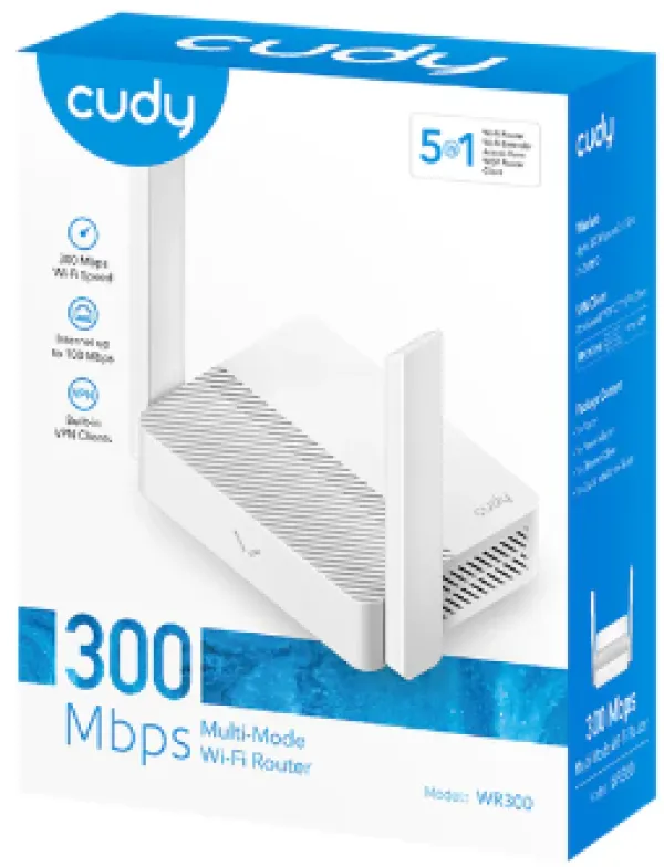 Cudy WR300 Ruter + M1300 AC1200 Wi-Fi Set, Beli