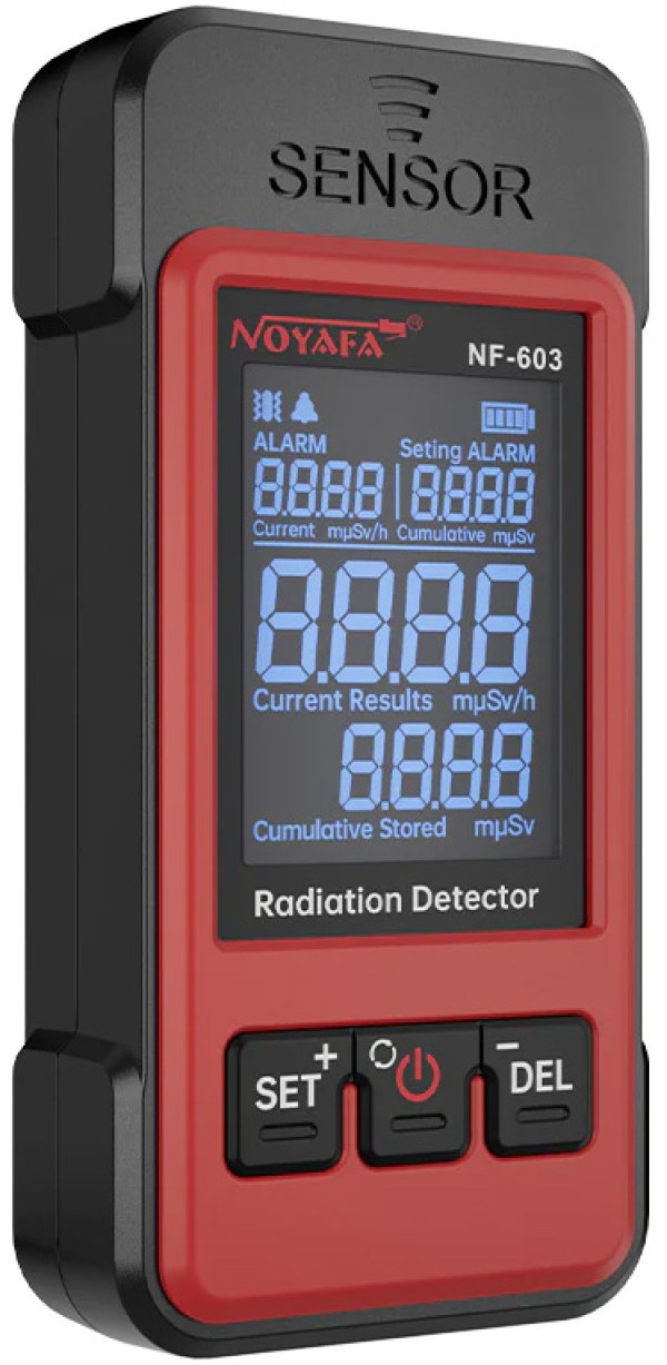 Noyafa NF-603 Detektor radijacije visoka osetljivost detekcija više zraka prenosivi