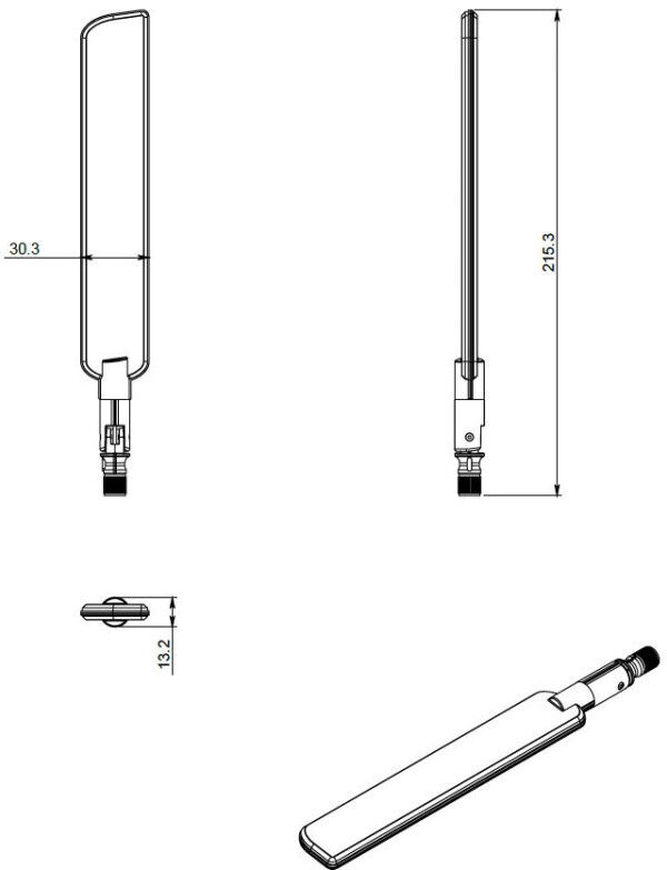 MikroTik HGO-LTE-W LoRa/LTE Antena