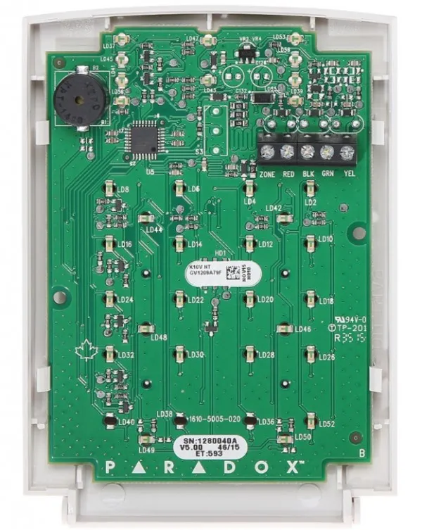 PARADOX K10V Šifrator 10 zona LED