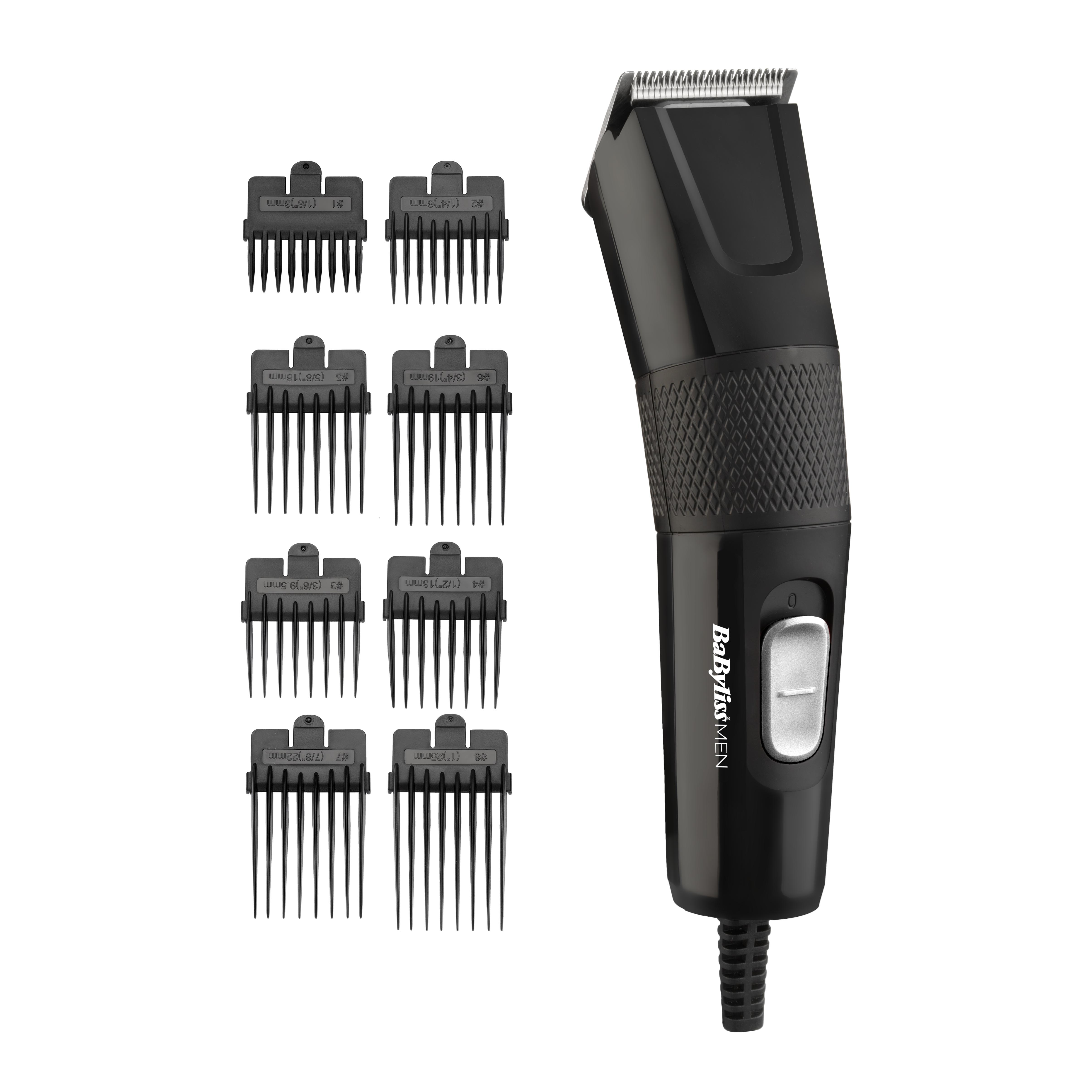 BaByliss E756E Trimer/mašinica za kosu, Crno