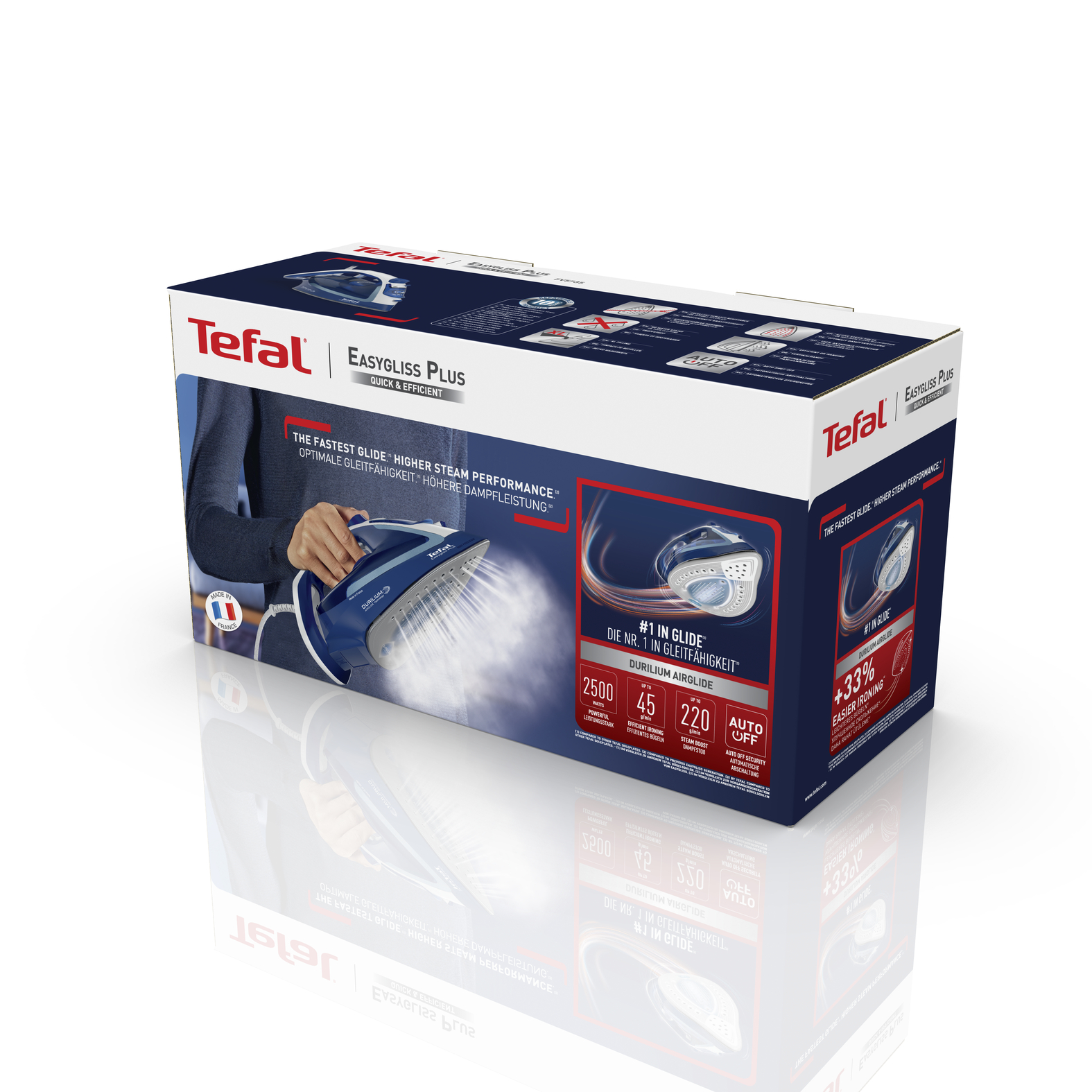 Tefal FV5735 Pegla na paru 2500 W 0,27 l, Plava