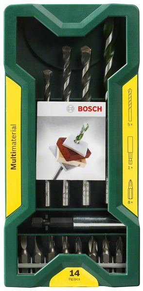 Bosch 2607017161 Set univerzalnih burgija i bitova 14/1 Mini-X-Line