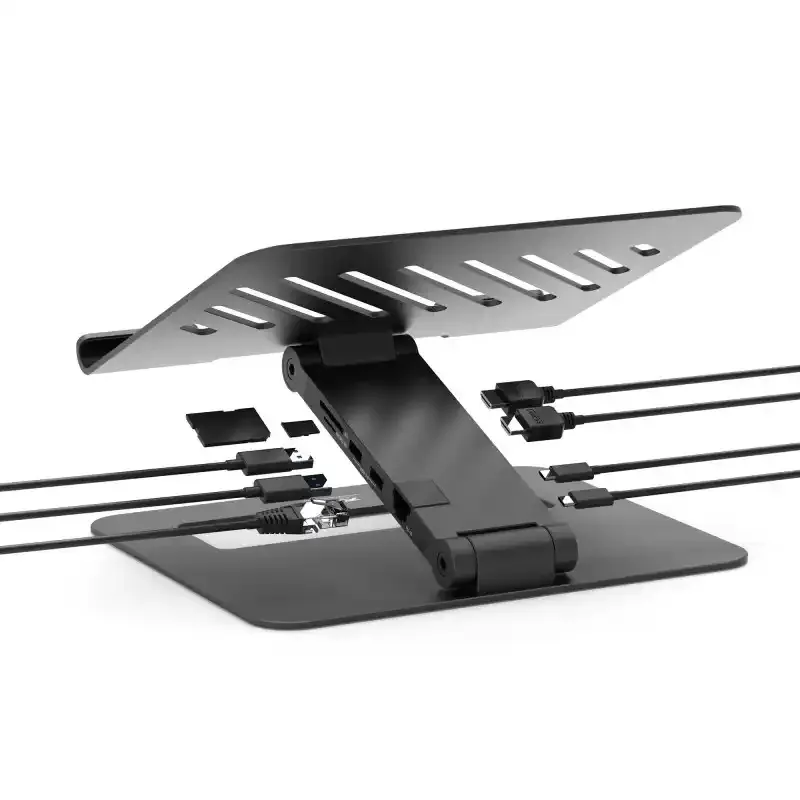 Port Designs Postolje za laptop sa docking stanicom 2 x 4K USB-C 7in1 85W 17