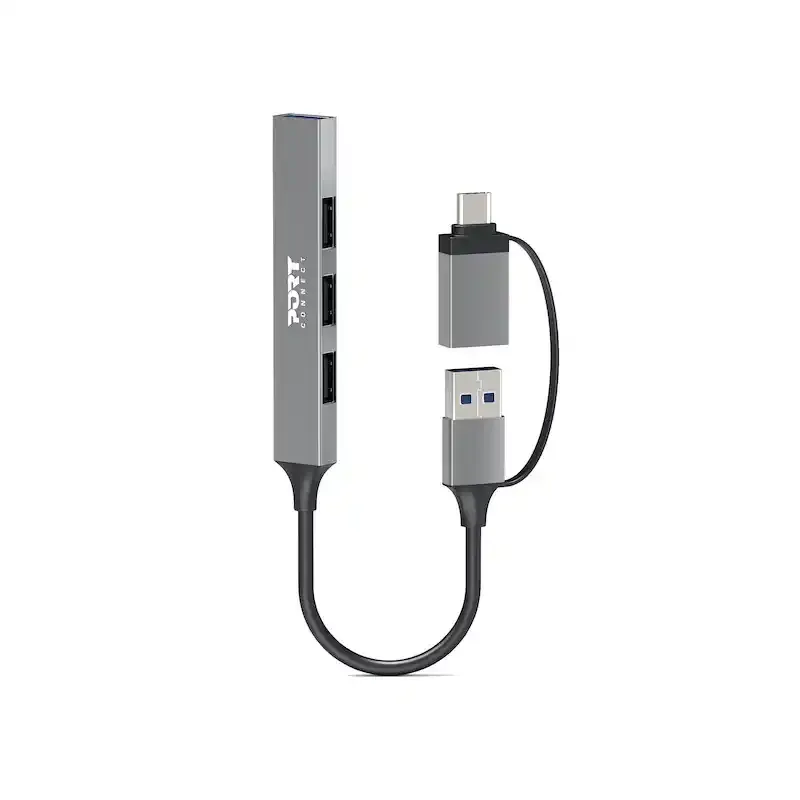 HUB Port Designs USB-C / USB-A  to 4 USB-A ports 480 Mbps SLIM