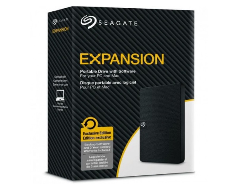 Seagate STKM2000400 Eksterni HDD Expansion Portable 2TB 2.5" , Crni