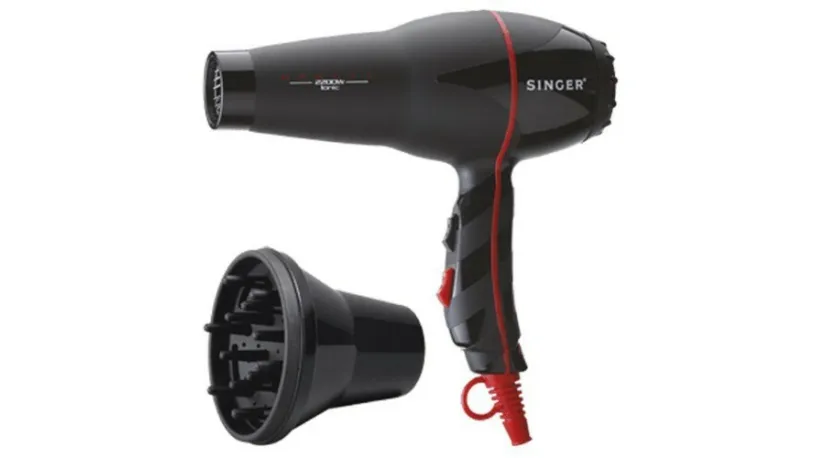 SINGER BEAUTY Fen za kosu 2200W IONIC, Crni
