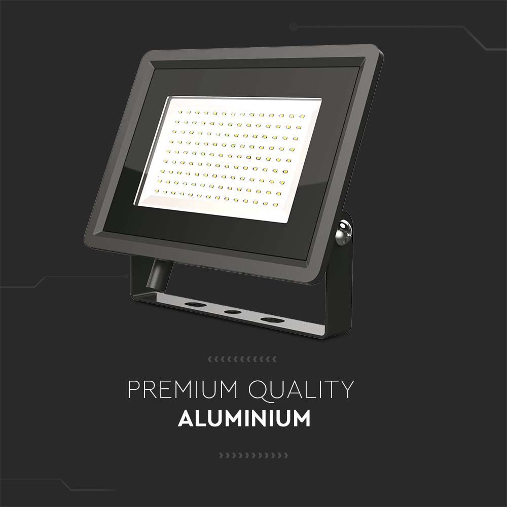 V-TAC F-seriјe LED reflektor SMD 200 vati 6500K, Crno