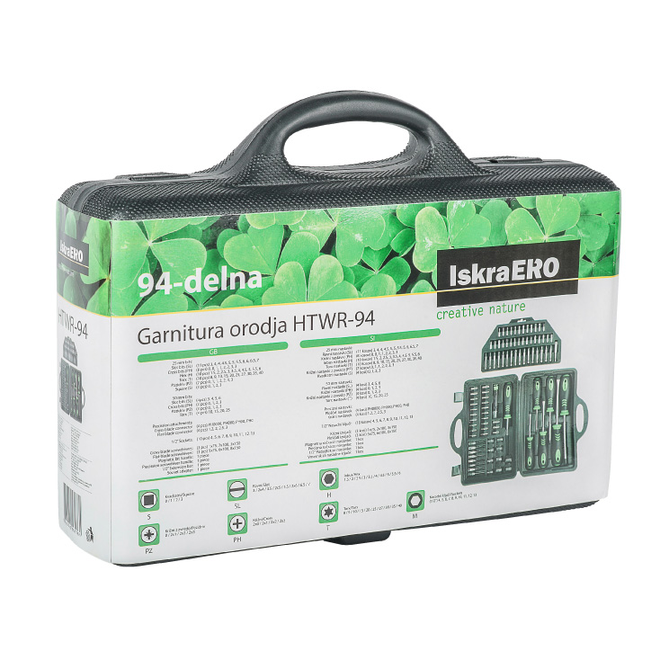 Iskra HTWR-94 ERO set odvijača sa ulošcima 94 komada
