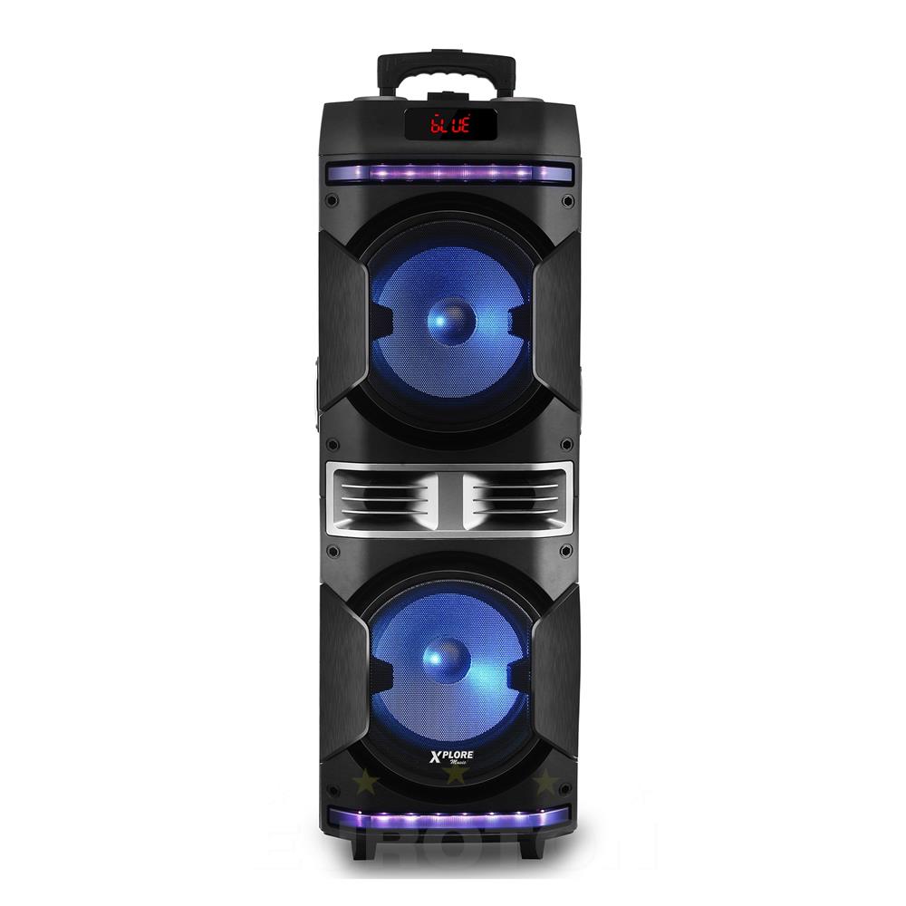 Xplore XP8819 Karaoke sistem thunder, Crni