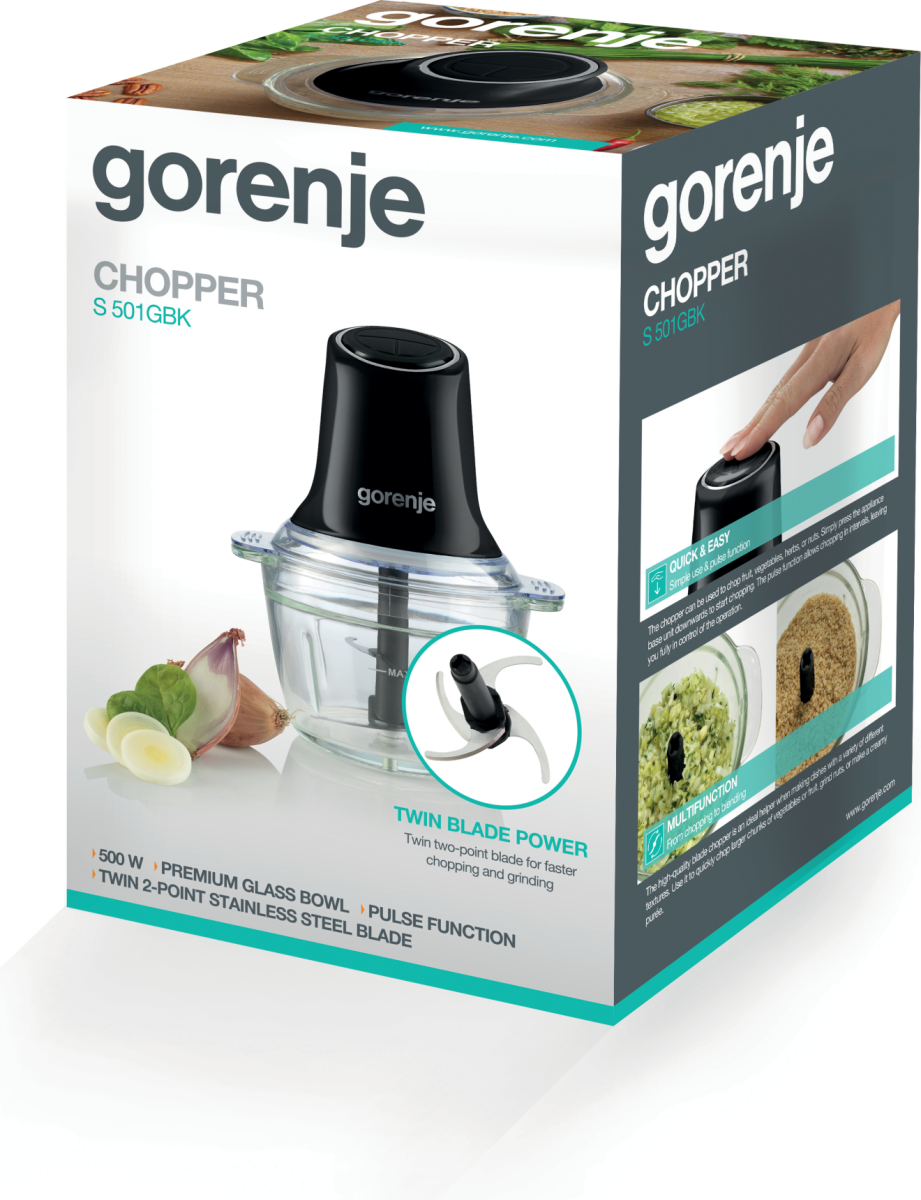 Gorenje S501GBK Seckalica, Crni