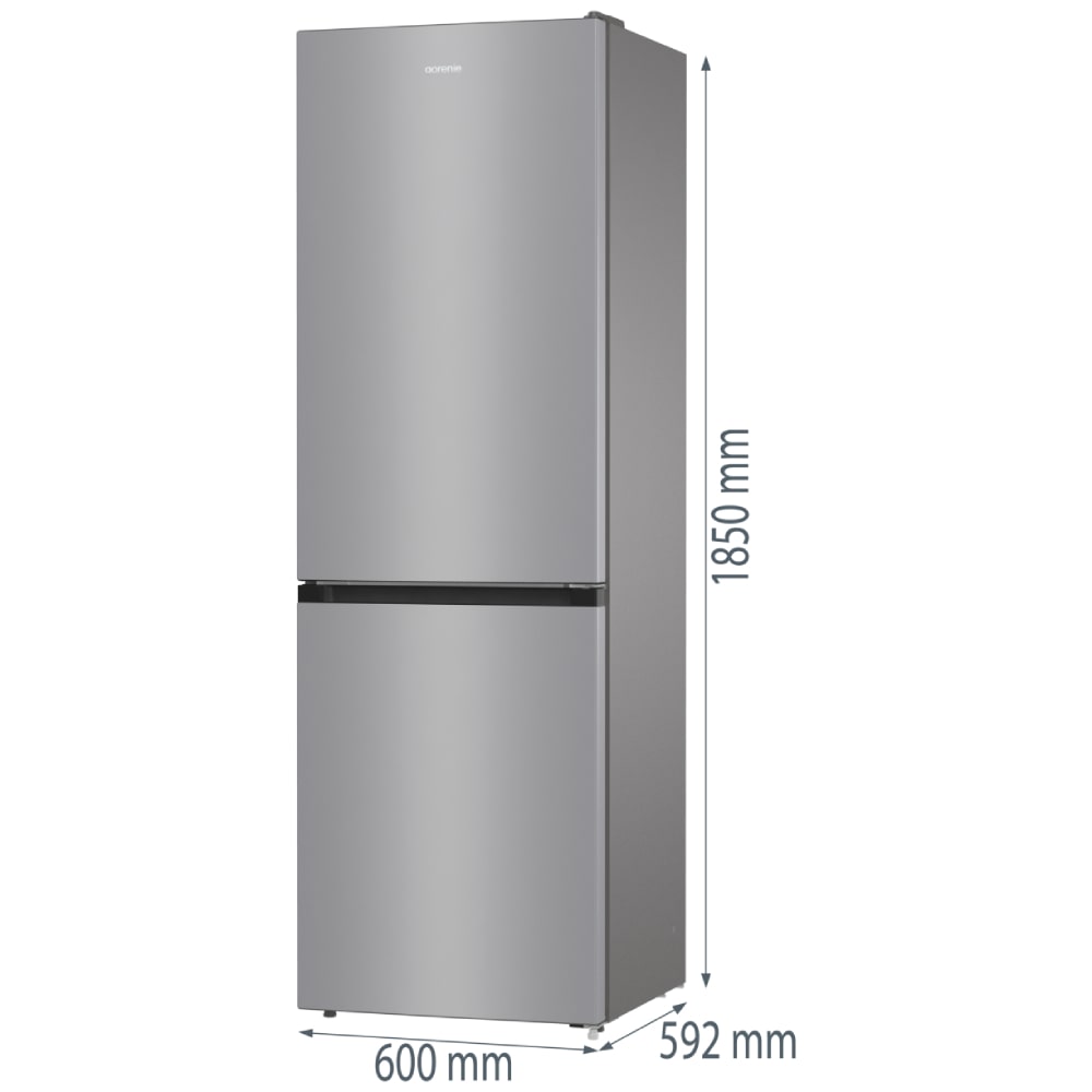 Gorenje RK6192ES4 Kombinovani frižider 205l 109l FrostLess, Sivi