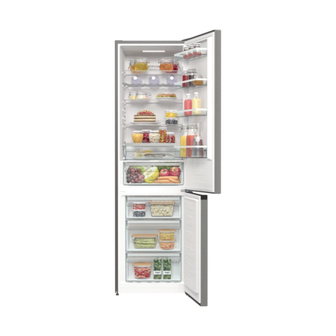 Gorenje NRK6202AXL4 Kombinovani frižider 331 L No Frost, Sivi
