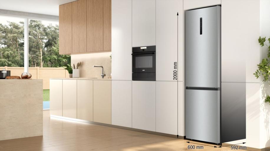 Gorenje NRK6202AXL4 Kombinovani frižider 331 L No Frost, Sivi
