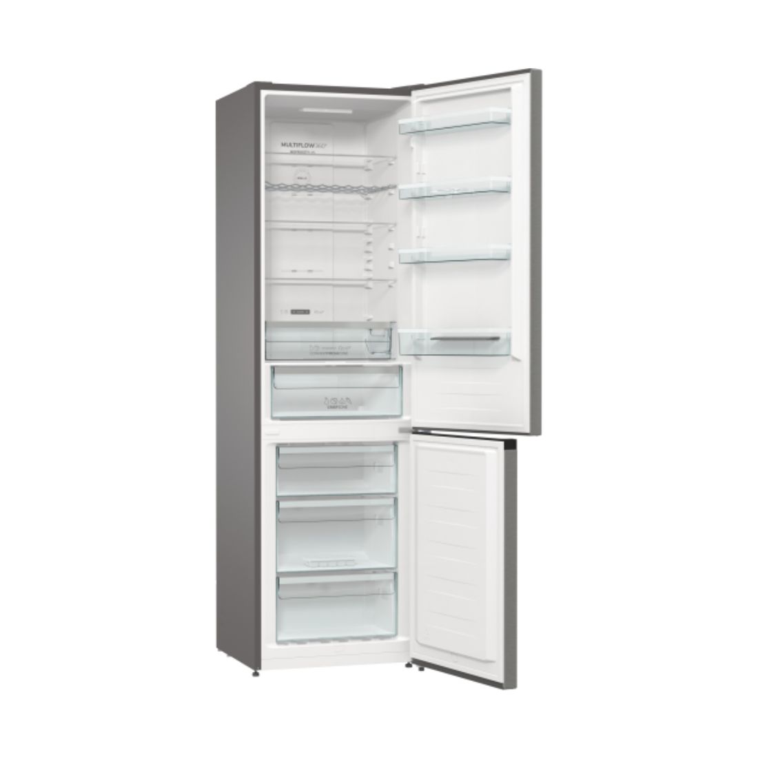 Gorenje NRK6202AXL4 Kombinovani frižider 331 L No Frost, Sivi