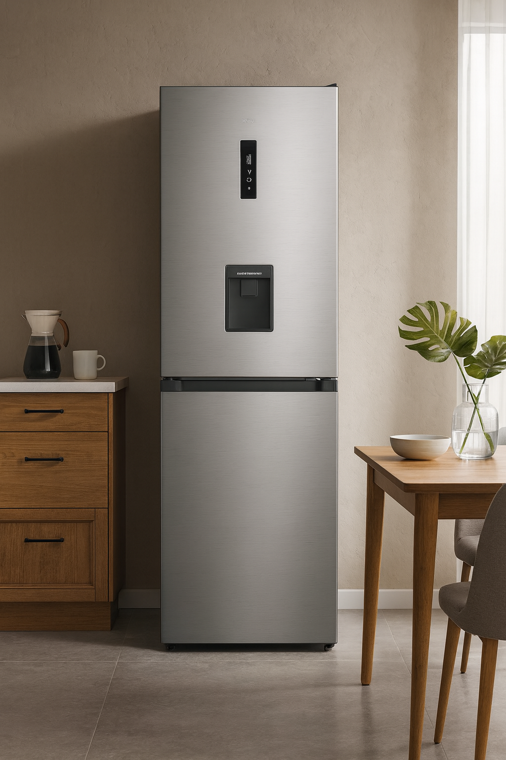 Gorenje NRK619EAXL4WD Kombinovani frižider 207/97 l No Frost, Sivi