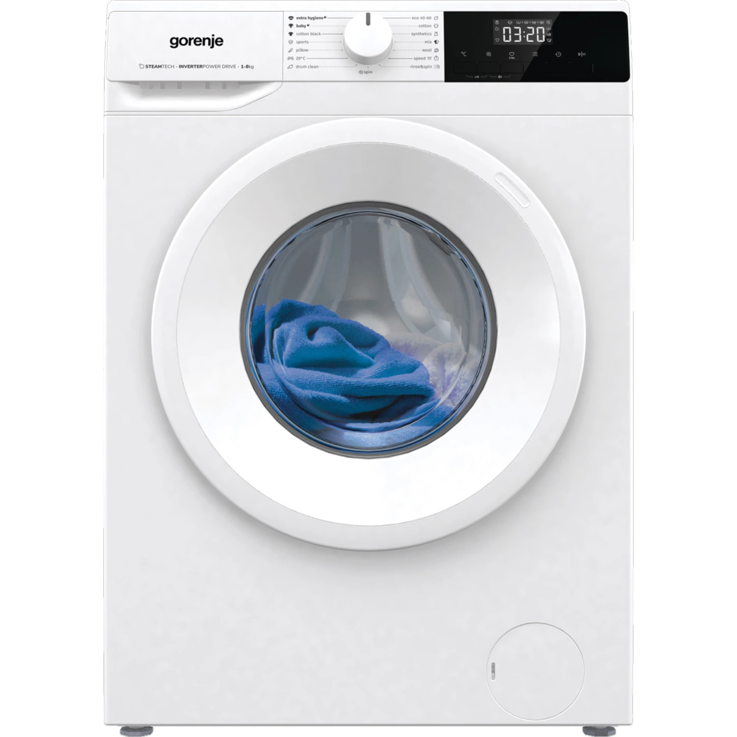 Gorenje WNHPI84AS Mašina za pranje veša 8 kg 1400 rpm, Bela