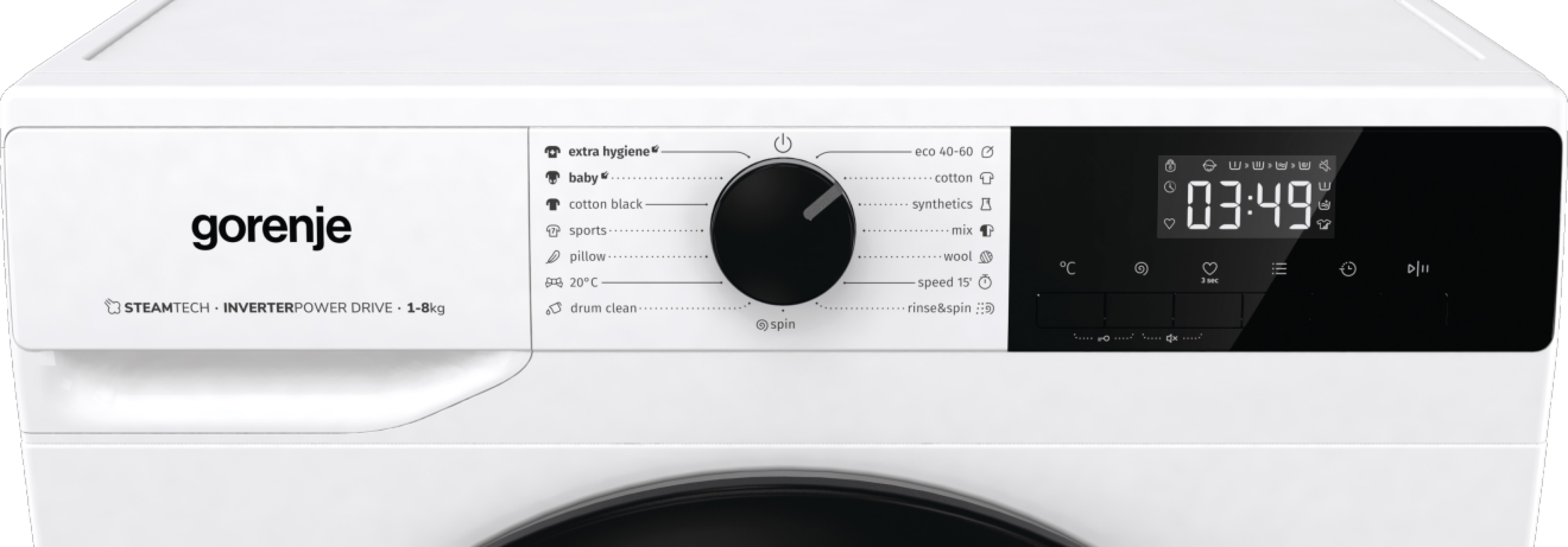 Gorenje W11NHPI84AS Mašina za pranje veša 8kg 1400obr/min, Bela