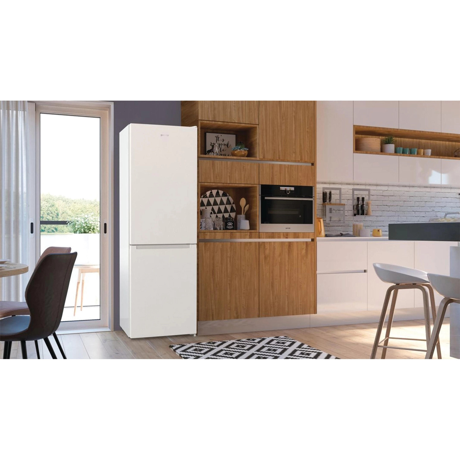 Frižider Gorenje NRK 619 EEW4  Kombinovani visina 185cm/zapremina 204l+96l